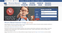 Desktop Screenshot of espanol.westernmutual.com